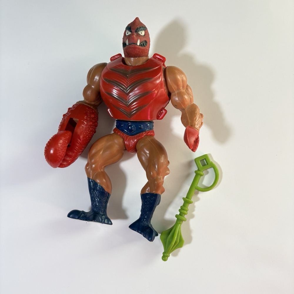 Vintage 1984 He-Man MOTU CLAWFUL Action Figure Complete w/ Green Mace Mattel